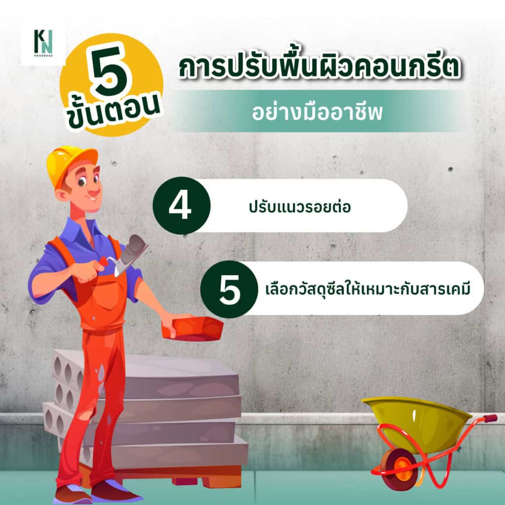 5 ขั้นตอนการปรับพื้นผิวคอนกรีตอย่างมืออาชีพ-2
