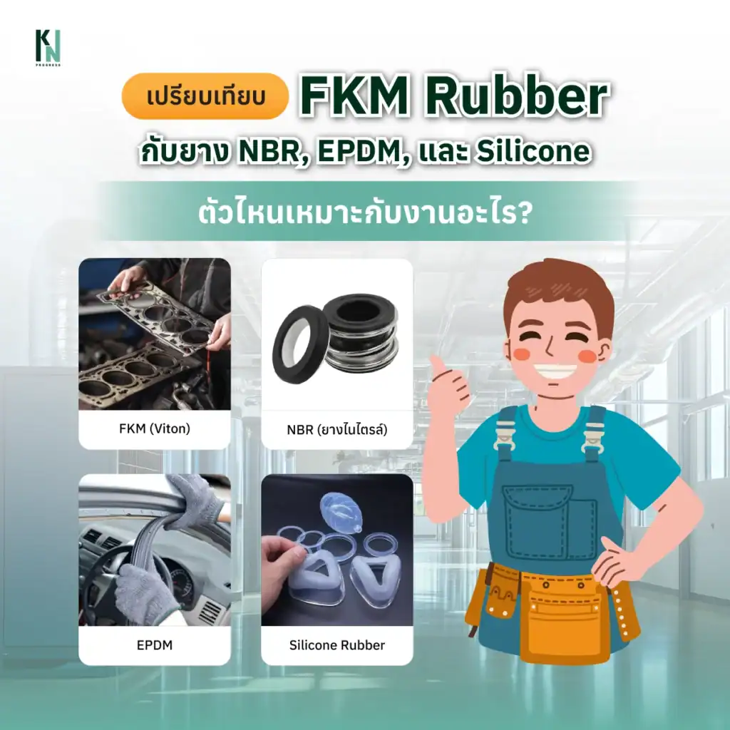 ทำความรู้จักกับ FKM Rubber ยางที่ทนที่สุดในวงการอุตสาหกรรม