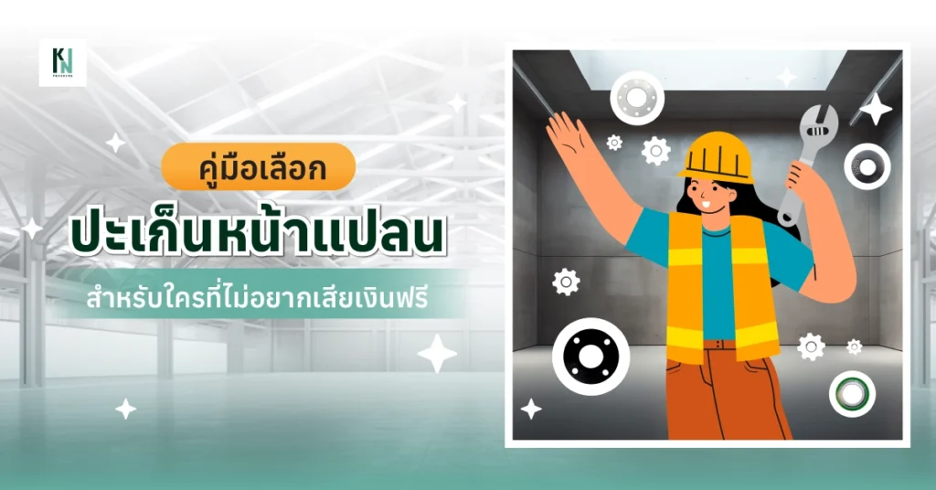 คู่มือเลือกปะเก็นหน้าแปลน: สำหรับใครที่ไม่อยากเสียเงินฟรี