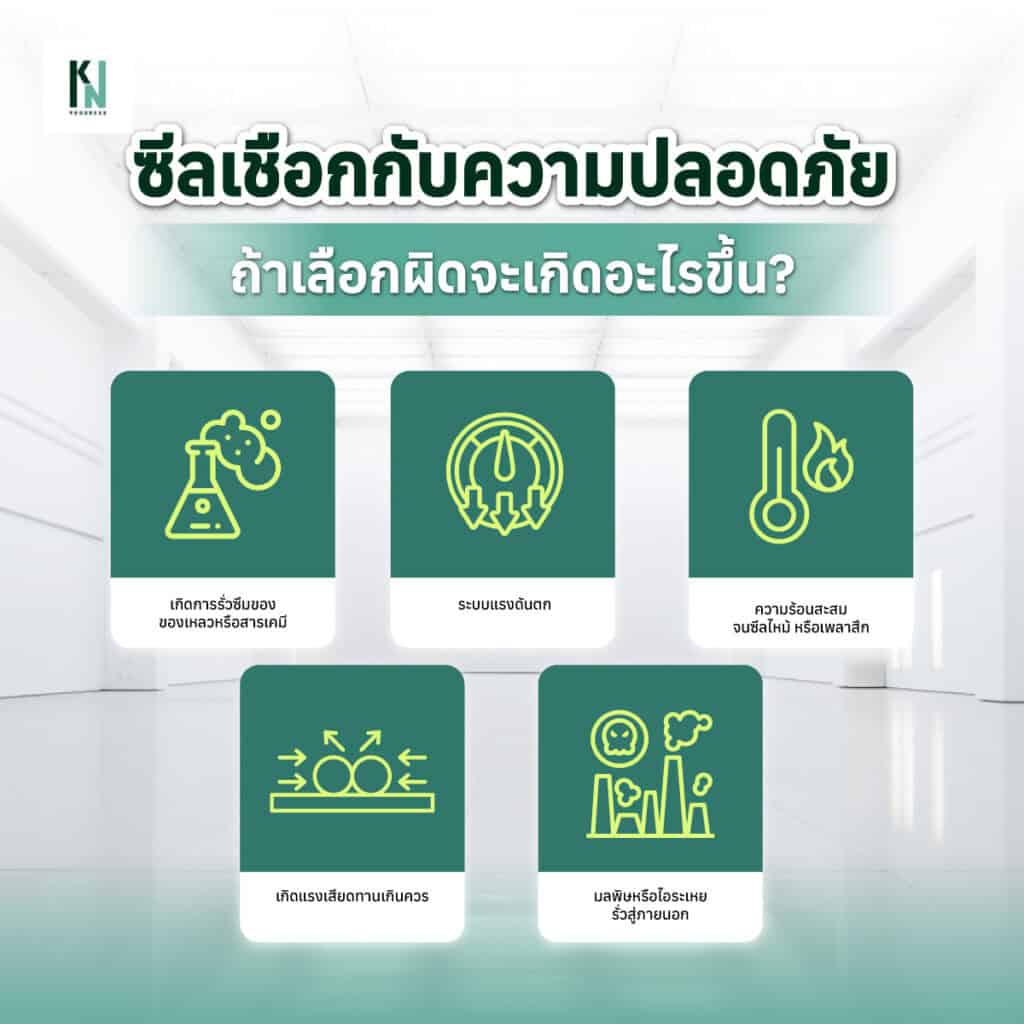 ซีลเชือกกับความปลอดภัย ถ้าเลือกผิดจะเกิดอะไรขึ้น?