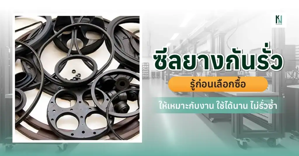 ซีลยางกันรั่ว รู้ก่อนเลือกซื้อให้เหมาะกับงาน ใช้ได้นาน ไม่รั่วซ้ำ