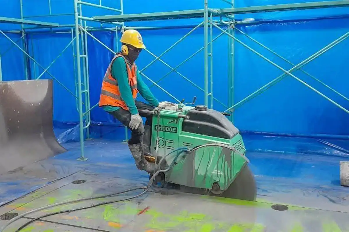 ตัดพื้นคอนกรีต ผลงานใหม่ 1