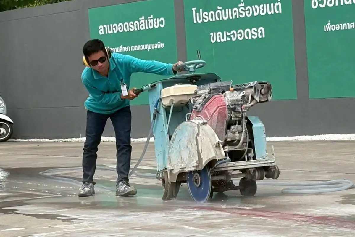 ตัดพื้นคอนกรีต ผลงานใหม่ 7