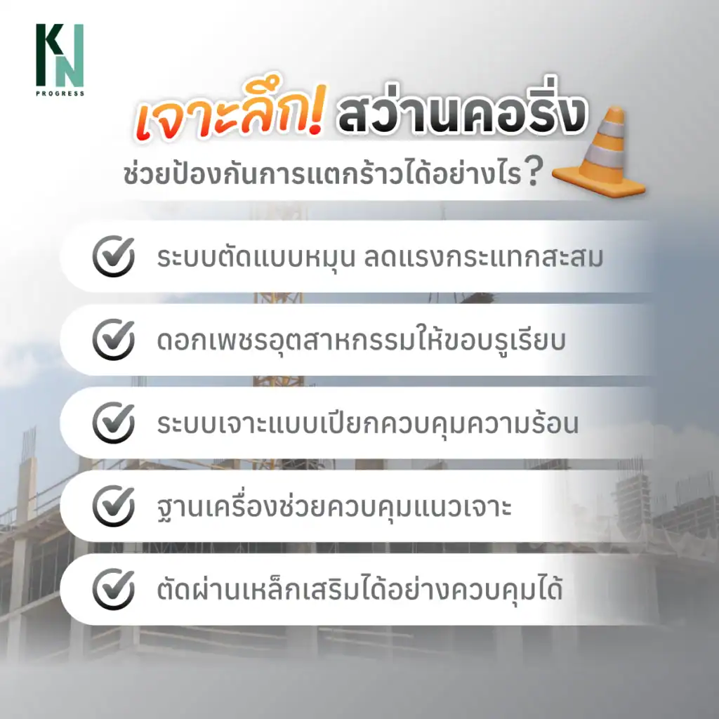 เจาะลึก! สว่านคอริ่งช่วยป้องกันการแตกร้าวได้อย่างไร
